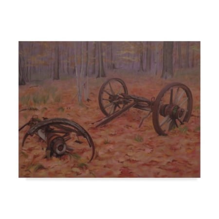 Rusty Frentner 'Ol Wagon' Canvas Art,35x47